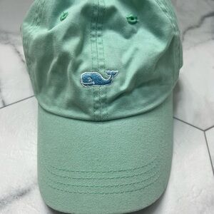 Vineyard Vines Mint Green Whale Logo Cap